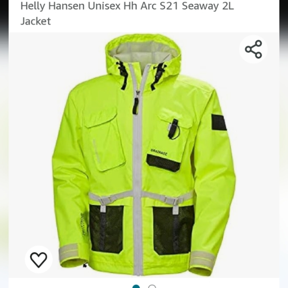 Unisex helly Hansen jacket